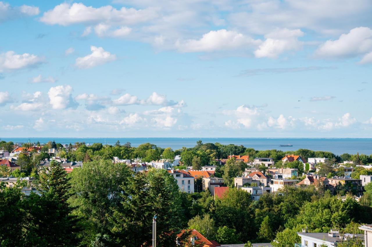 Apartament Z Widokiem Gdynia Esterno foto